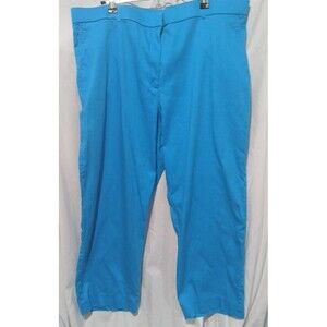 George Think Slim Blue Dress Pants Womens Work Pants Size 18 W